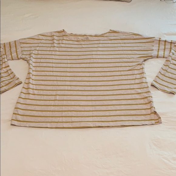 Relaxed Fit Stripe Tee - Picture 1 of 3